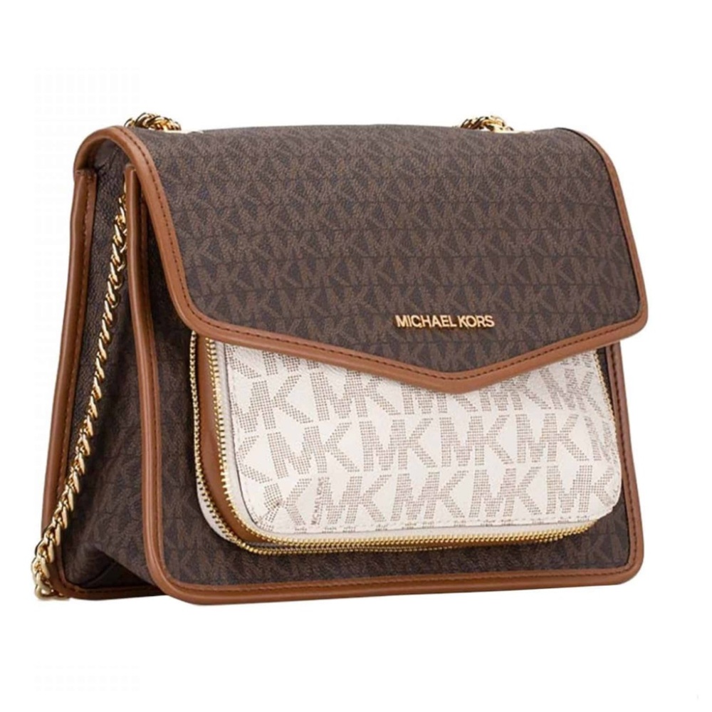 MICHAEL KORS REGINA MEDIUM FLAP SHOULDER CROSSBODY BAG